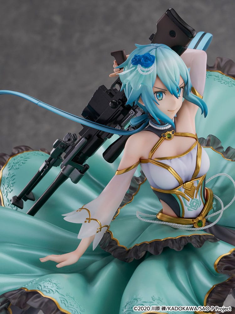 Sword Art Online PVC SHIBUYA SCRAMBLE FIGURE 1/7 Sinon Crystal Dress Ver. 29 cm