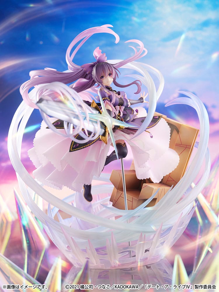 Date A Live IV Estatua PVC SHIBUYA SCRAMBLE FIGURE 1/6 Tohka Yatogami Princess Amethyst Dress Ver. 32 cm - Z POP Toys