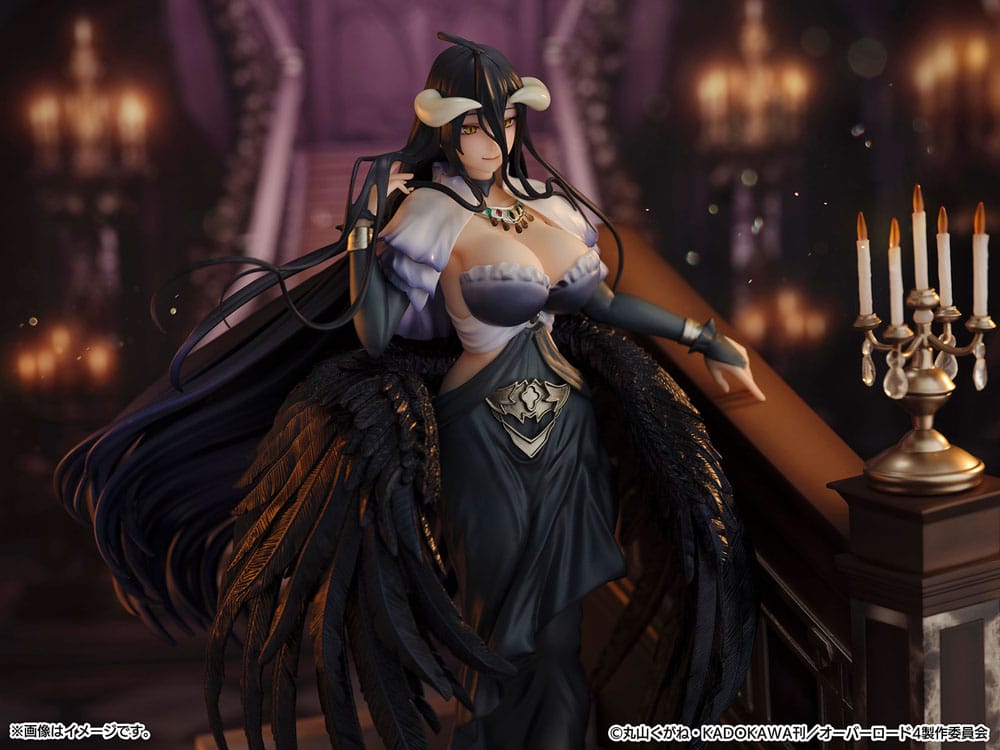Overlord Estatua PVC SHIBUYA SCRAMBLE FIGURE 1/7 Albedo Jet Black Dress Ver. 28 cm