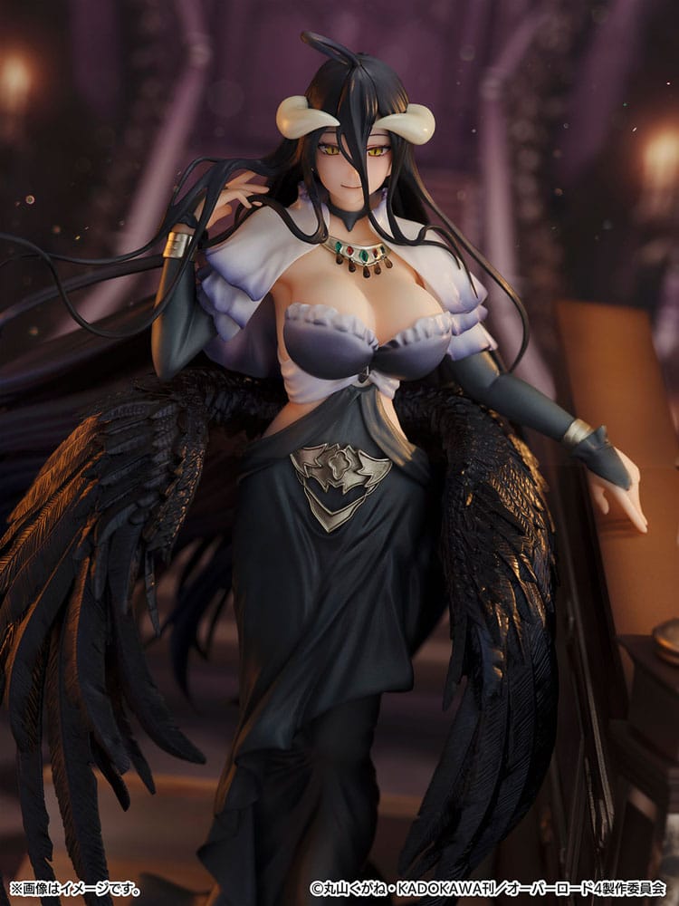 Overlord Estatua PVC SHIBUYA SCRAMBLE FIGURE 1/7 Albedo Jet Black Dress Ver. 28 cm