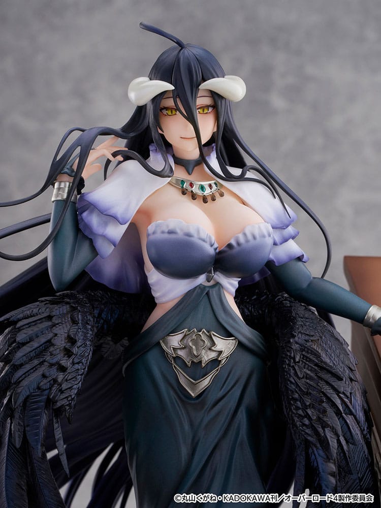 Overlord Estatua PVC SHIBUYA SCRAMBLE FIGURE 1/7 Albedo Jet Black Dress Ver. 28 cm