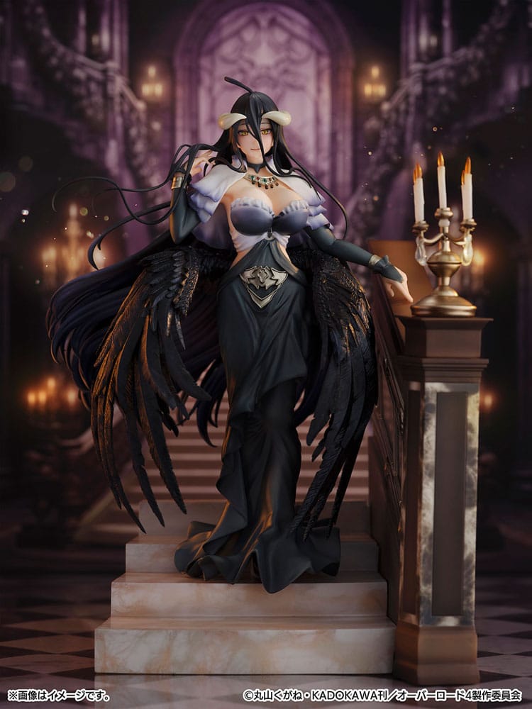 Overlord Estatua PVC SHIBUYA SCRAMBLE FIGURE 1/7 Albedo Jet Black Dress Ver. 28 cm