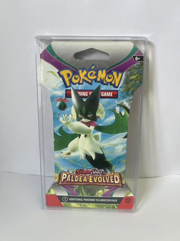 Evoretro Protectores PET para Pokémon TCG Booster Pack 0 mm (Paquete de 10)
