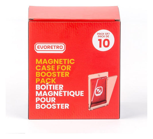 Caja de acrílico Pack de 10 Magnetic One Touch Protector para Booster Packs