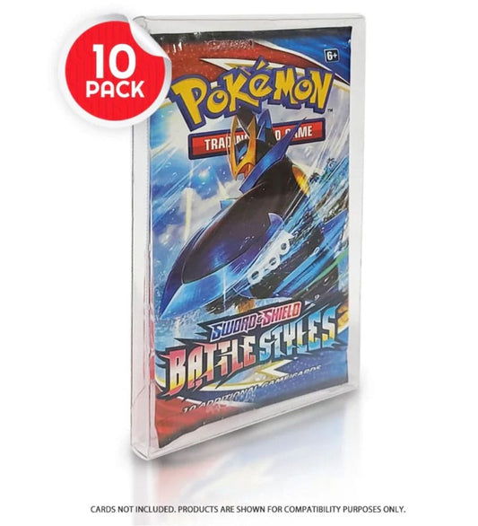 Caja de PET pack de 10 Protector para cartas Booster, Magic, Yu-Gi-Oh Karten - Z POP Toys