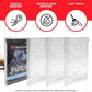 Caja de PET pack de 10 Protector para cartas Booster, Magic, Yu-Gi-Oh Karten - Z POP Toys