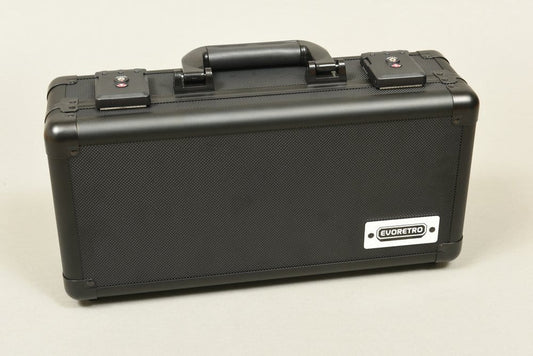 Evoretro Mini Maletín de Transporte con Asa & Espuma Extraíble Negro