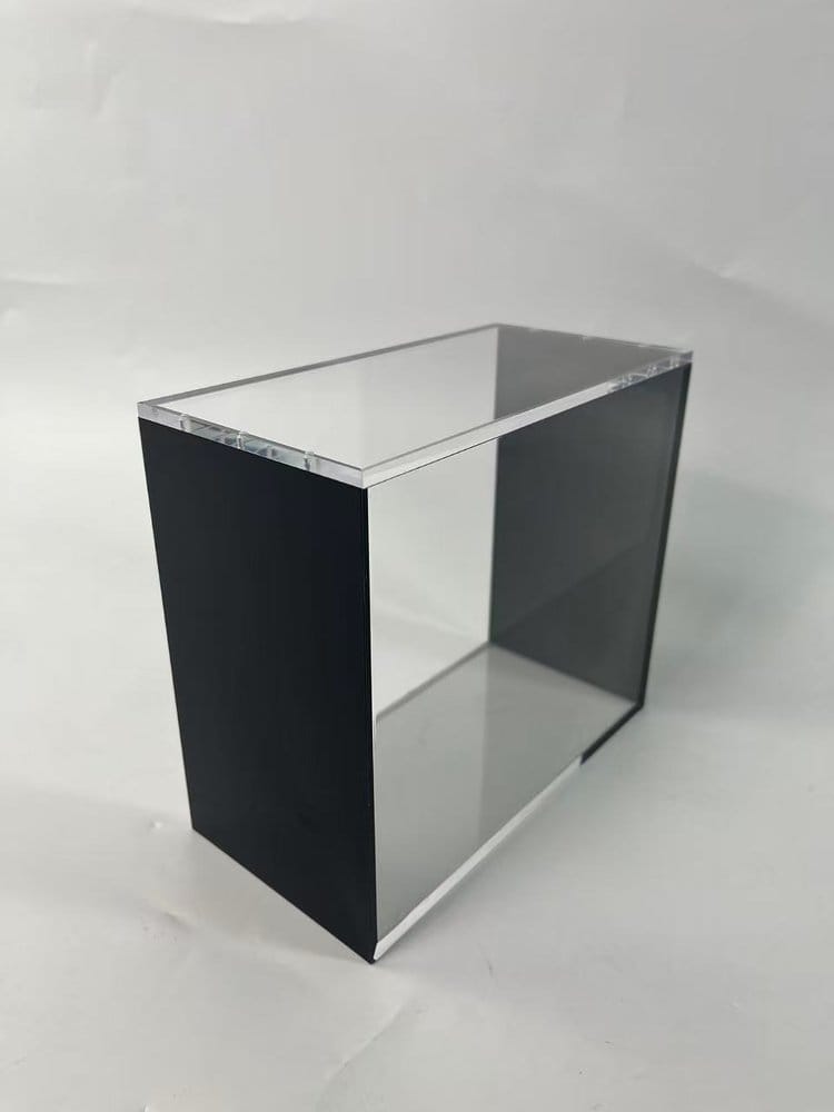 Evoretro Vitrina de Acrílico Magnética para ETB con Lados de Colores - Negro