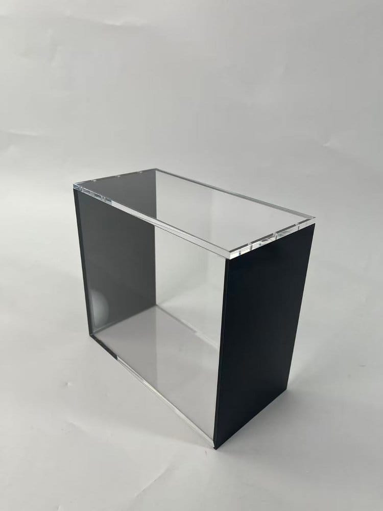 Evoretro Vitrina de Acrílico Magnética para ETB con Lados de Colores - Negro