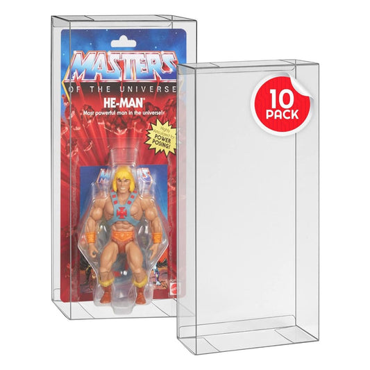 Caja de PET pack de 10 Protector para figuras Masters of the Universe Origins Power Posing (Carded) Box