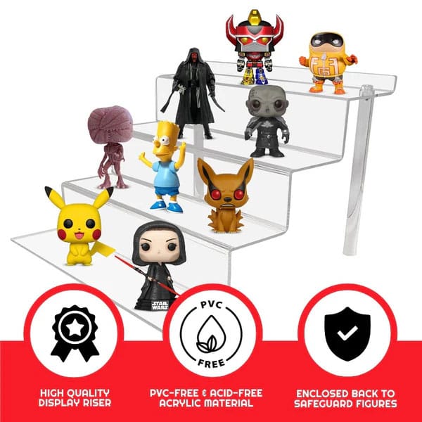 Evoretro Pack de 2 Estante acrílico RS9 - Z POP Toys