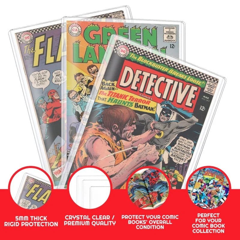 Evoretro Toploader para Comics Paquete de 10 Current