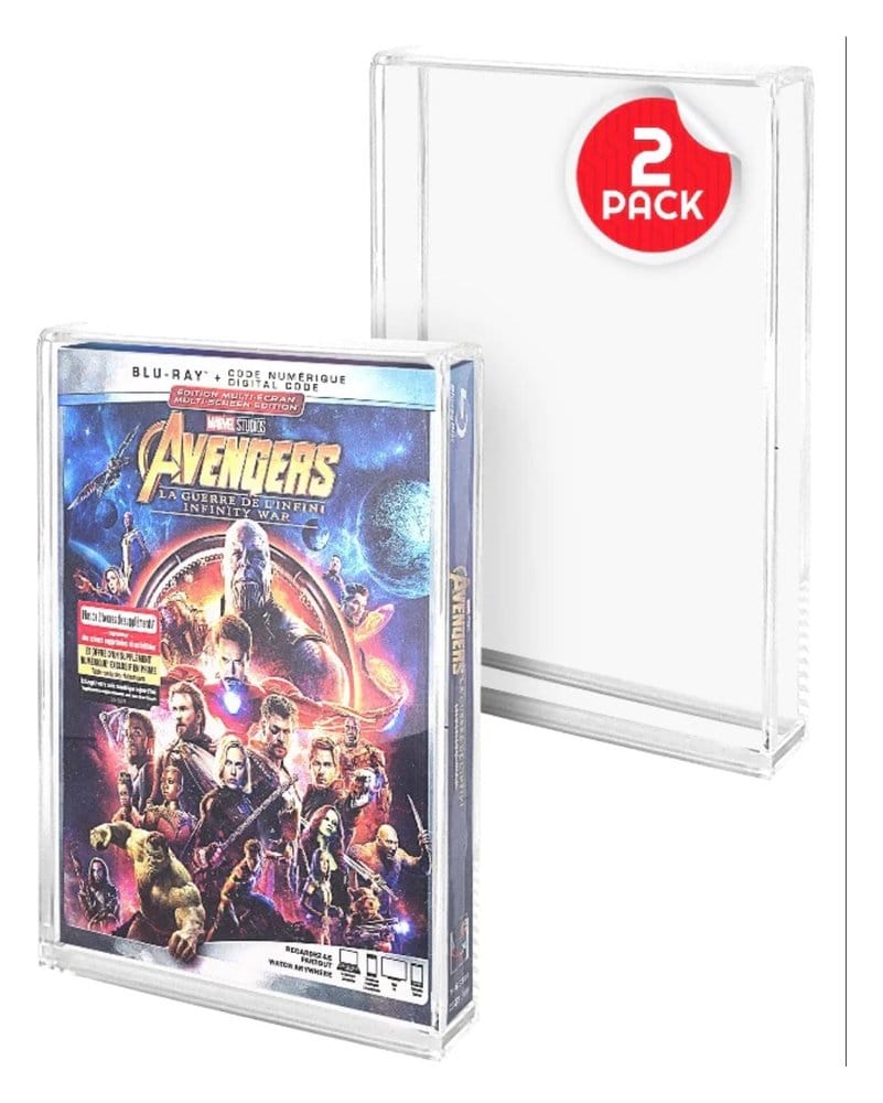 Caja de acrílico pack de 2 Protector para PS3/PS4/Blu-Ray/XBOX One