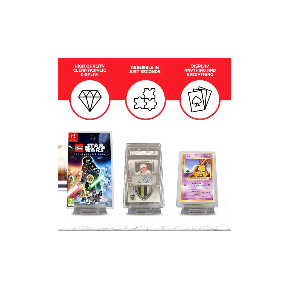 Caballete acrílico regulable en pack de 6 - Z POP Toys