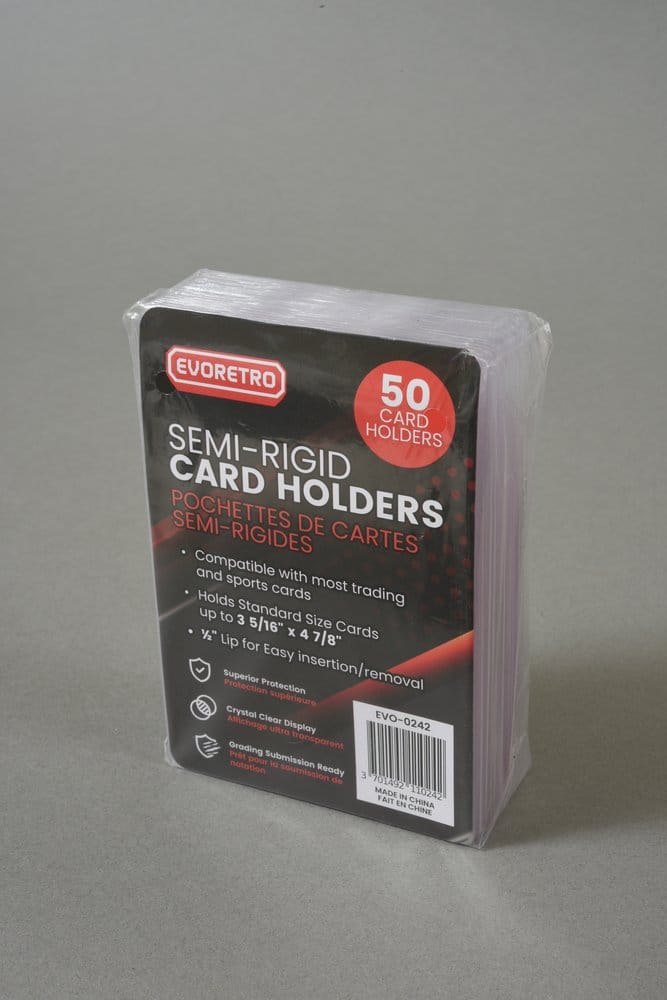 Evoretro pack 200 pochettes de cartes Semi-Rigid 8 x 12 cm