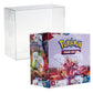 Evoretro Caja de PET Pack de 1 Protector para Pokémon Booster Box