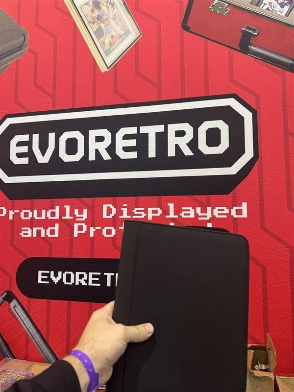 Evoretro Topload 2x2 160 Tarjetas Negro 24,4 x 19,1 cm