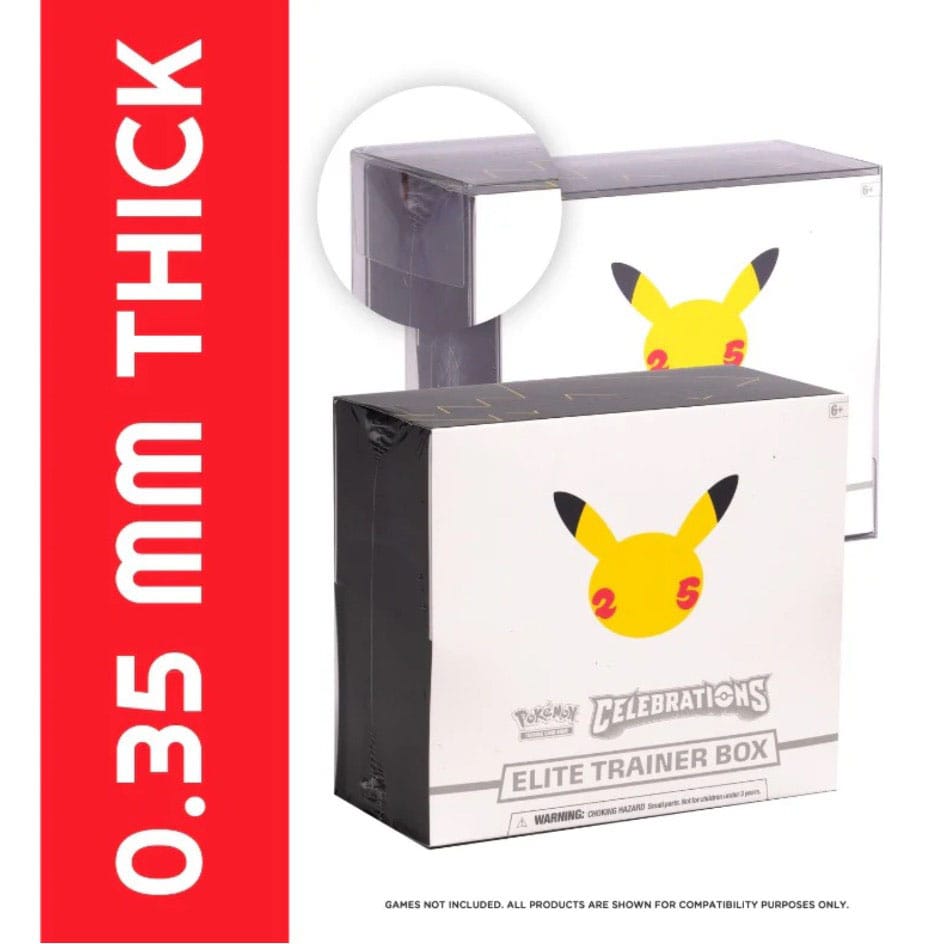 Caja de PET pack de 5 Protector para Booster Boxes / Elite Trainer Boxes Ver. 2 - Z POP Toys