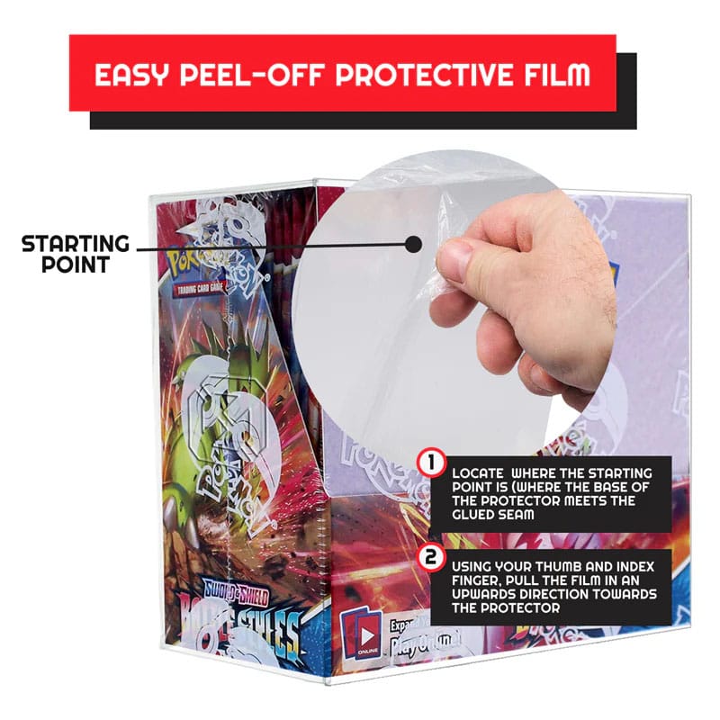 Caja de PET pack de 5 Protector para Booster Boxes / Elite Trainer Boxes Ver. 1