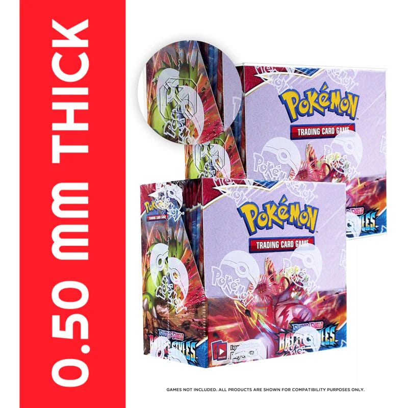Caja de PET pack de 5 Protector para Booster Boxes / Elite Trainer Boxes Ver. 1
