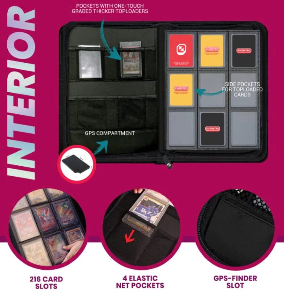 Evoretro carpeta Shield+ Topload 216 Cards Purple - Z POP Toys