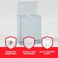 Evoretro Caja de PET Pack de 5 Protector para Pokémon Medium Tins 12x8x15cm