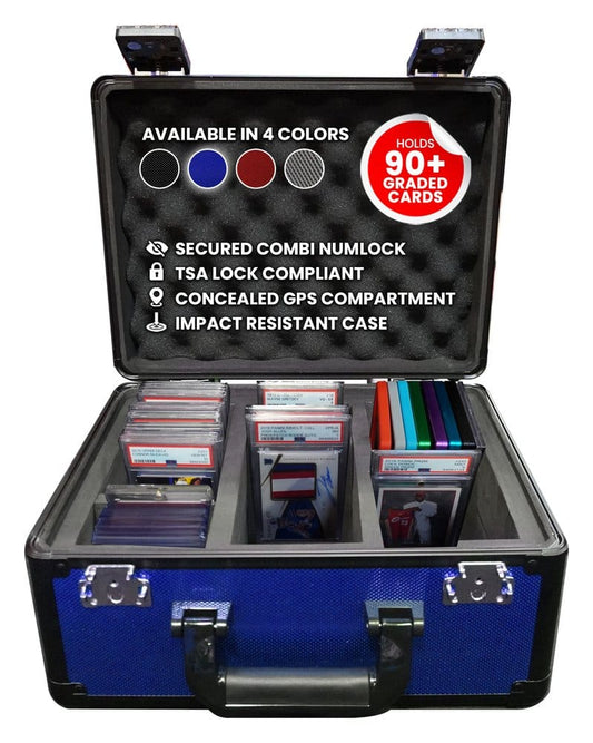 Evoretro Maleta TCG para 90 Tarjetas X Azul