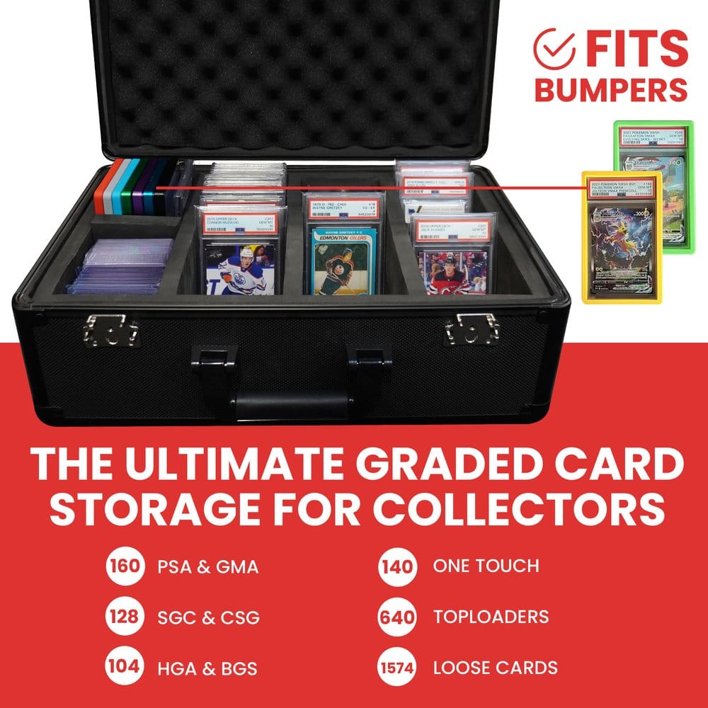 Evoretro Maleta TCG para 120 Tarjetas XL Gris