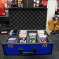 Evoretro Maleta TCG para 120 Tarjetas XL Azul