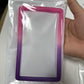 Evoretro Bumper para Slab de Tarjeta Graduada PSA Gradient Pink-Purple Glitter