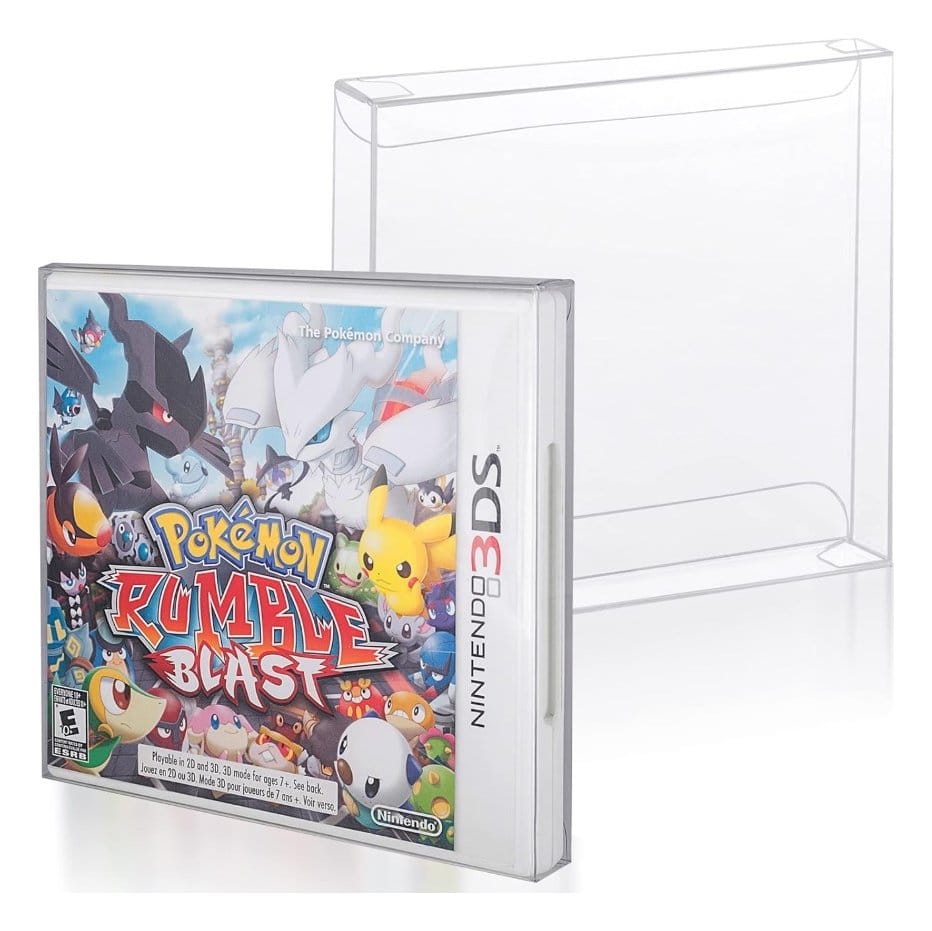 Caja de PET pack de 25 Protector para PS1/Single CD/Dreamcast (Jewel Case) Games