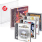 Caja de PET pack de 25 Protector para PS1/Single CD/Dreamcast (Jewel Case) Games