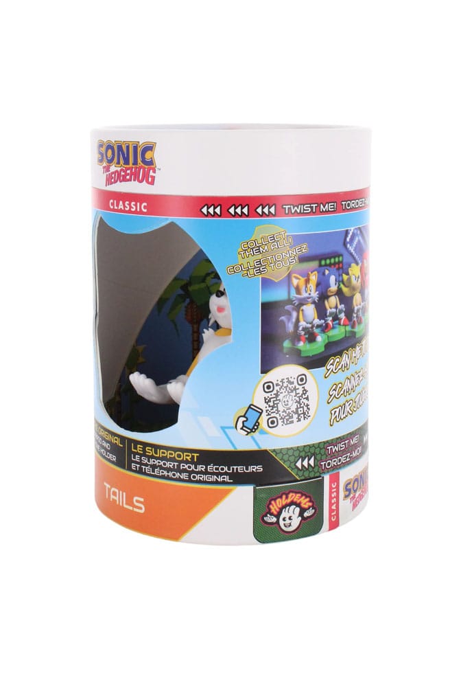 Sonic The Hedgehog Mini-Soporte Holdems Tails 10 cm