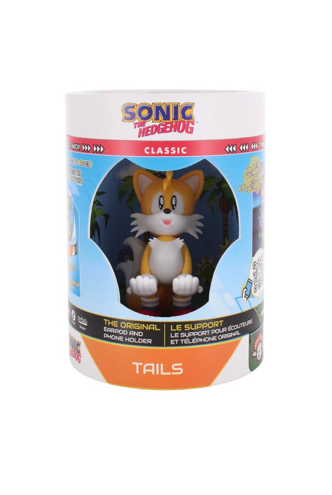 Sonic The Hedgehog Mini-Soporte Holdems Tails 10 cm