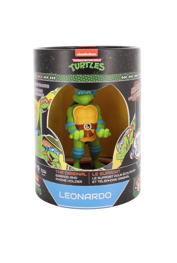 Tortugas Ninja Mini-Soporte Holdems Leonardo 10 cm