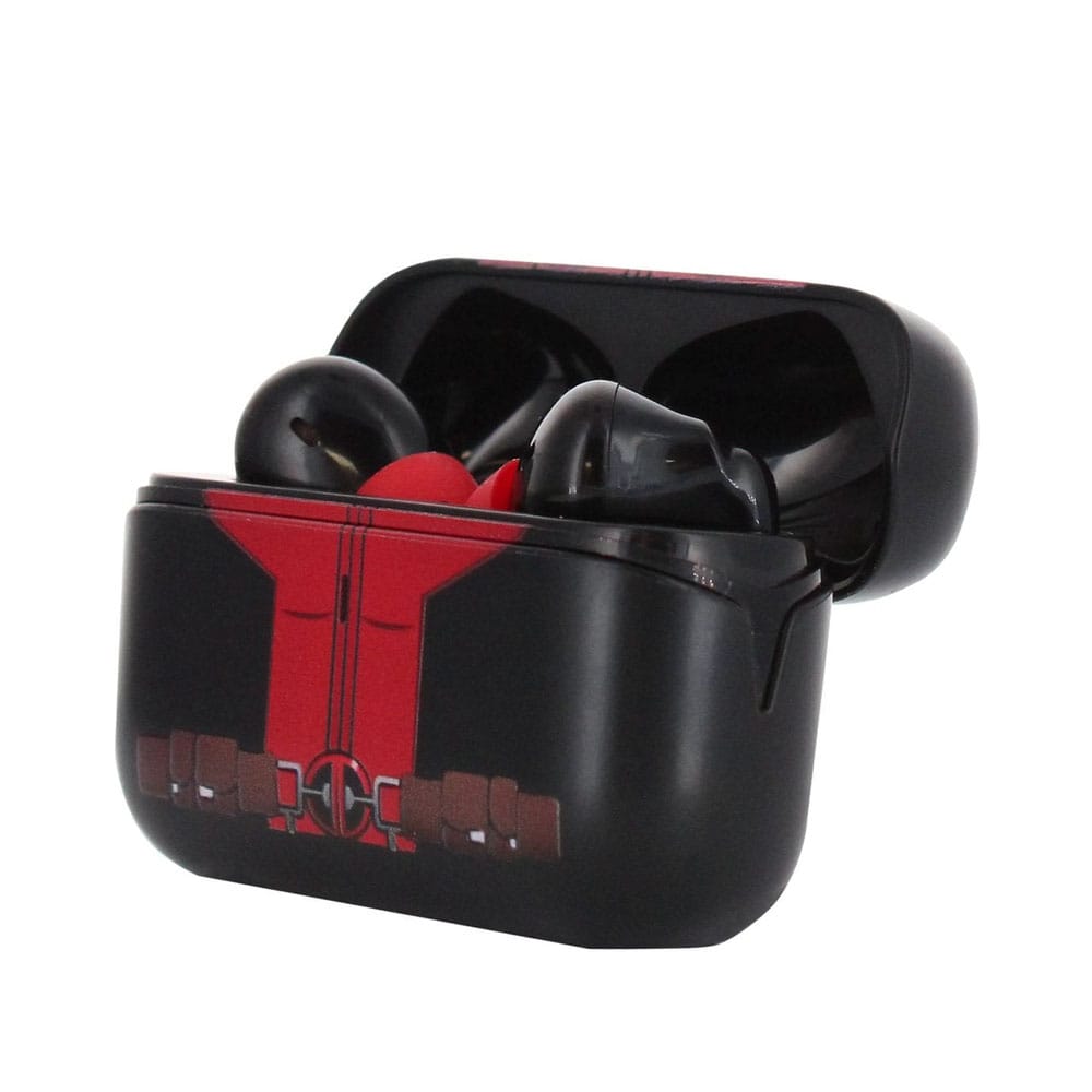 Marvel Mini-Soporte Holdems & Auriculares inalámbricos Deadpool & TWS Buds Pro 10 cm