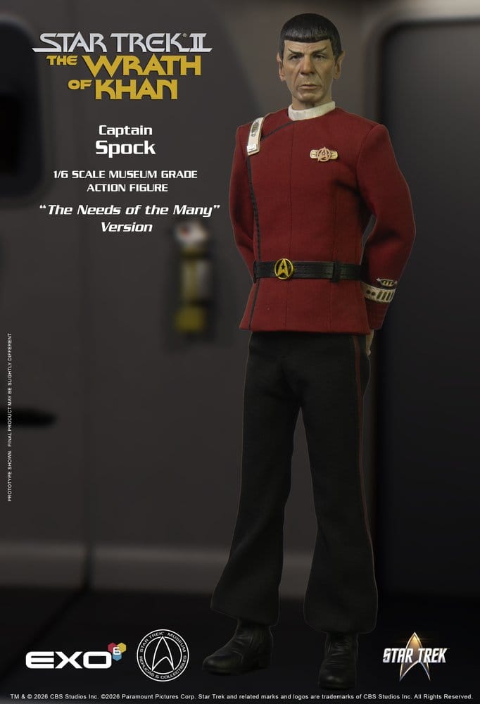 Star Trek: La ira de Khan Figura 1/6 Captain Spock Needs of the Many Version 30 cm