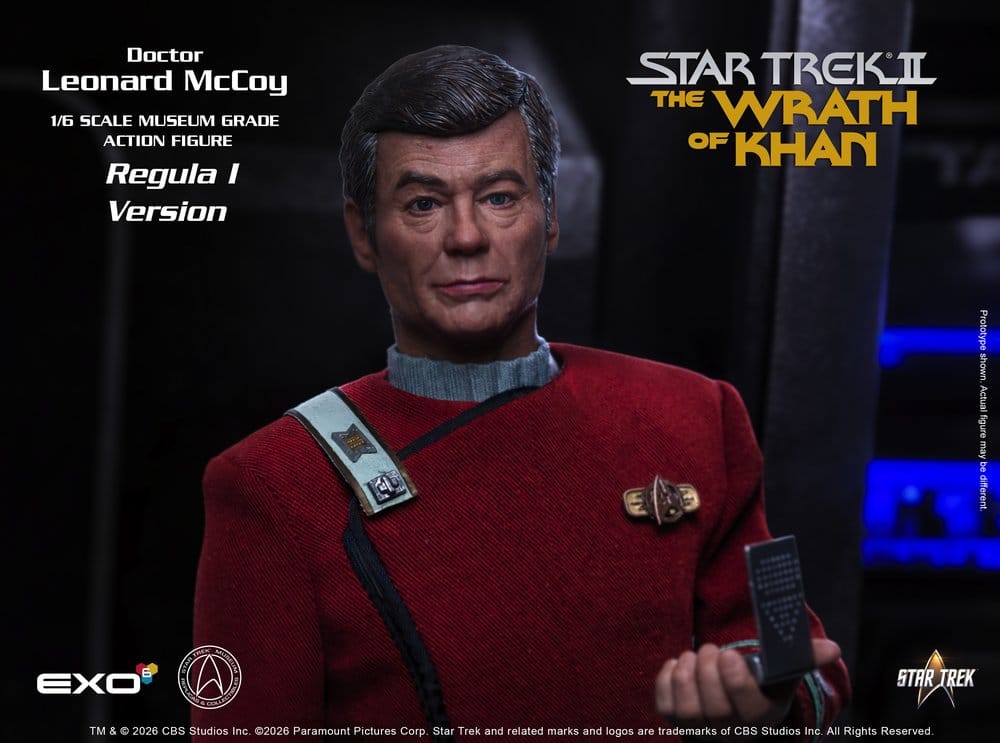 Star Trek II: La ira de Khan Figura 1/6 Dr. Leonard McCoy Regula I Version 30 cm