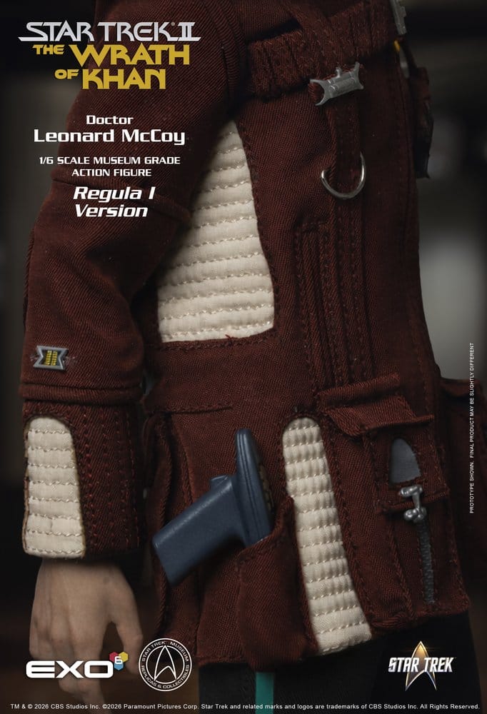Star Trek II: La ira de Khan Figura 1/6 Dr. Leonard McCoy Regula I Version 30 cm
