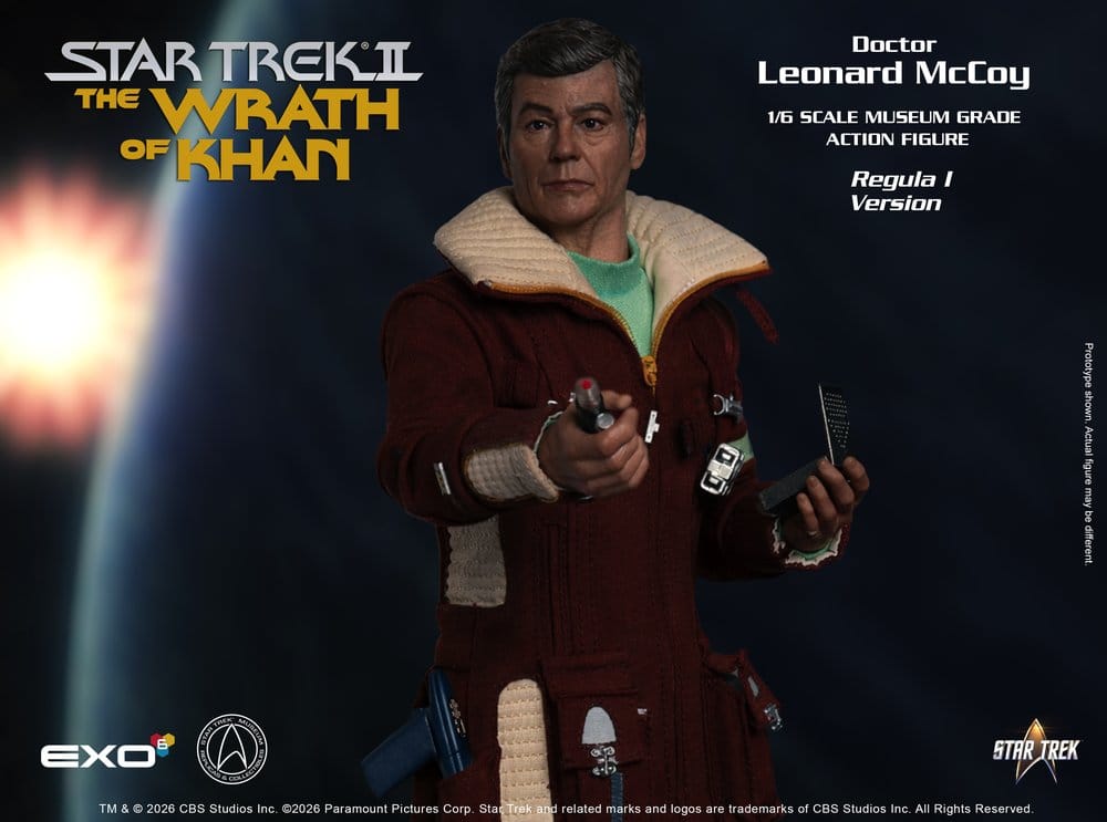 Star Trek II: La ira de Khan Figura 1/6 Dr. Leonard McCoy Regula I Version 30 cm