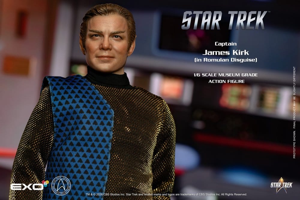 Star Trek Figura 1/6 Captain James T. Kirk (Romulan Disguise) 29 cm