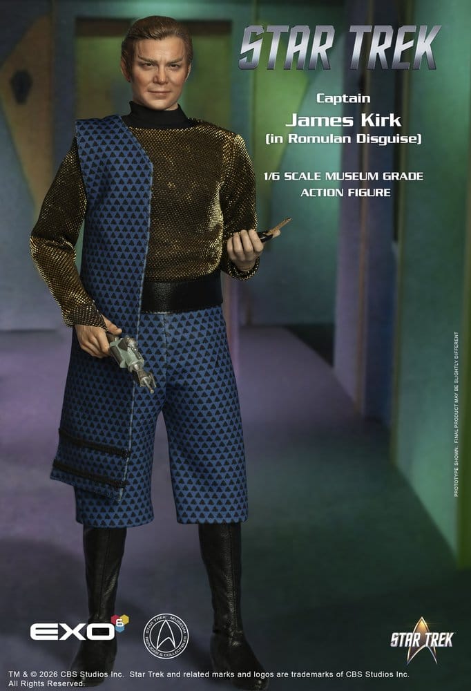 Star Trek Figura 1/6 Captain James T. Kirk (Romulan Disguise) 29 cm