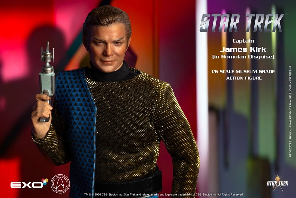 Star Trek Figura 1/6 Captain James T. Kirk (Romulan Disguise) 29 cm