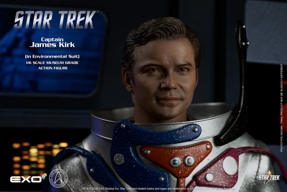Star Trek: La serie original Figura 1/6 Captain James T. Kirk (in Environmental Suit) 29 cm