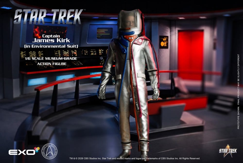 Star Trek: La serie original Figura 1/6 Captain James T. Kirk (in Environmental Suit) 29 cm