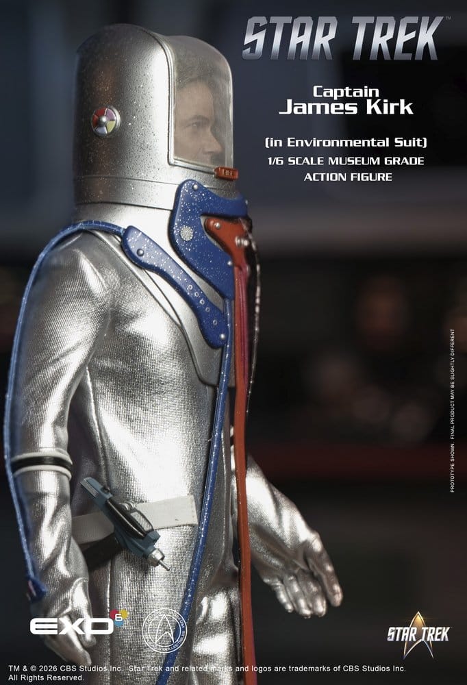 Star Trek: La serie original Figura 1/6 Captain James T. Kirk (in Environmental Suit) 29 cm