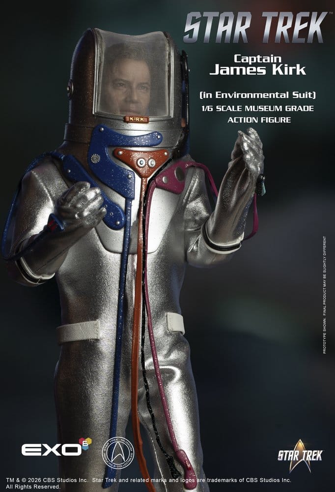 Star Trek: La serie original Figura 1/6 Captain James T. Kirk (in Environmental Suit) 29 cm