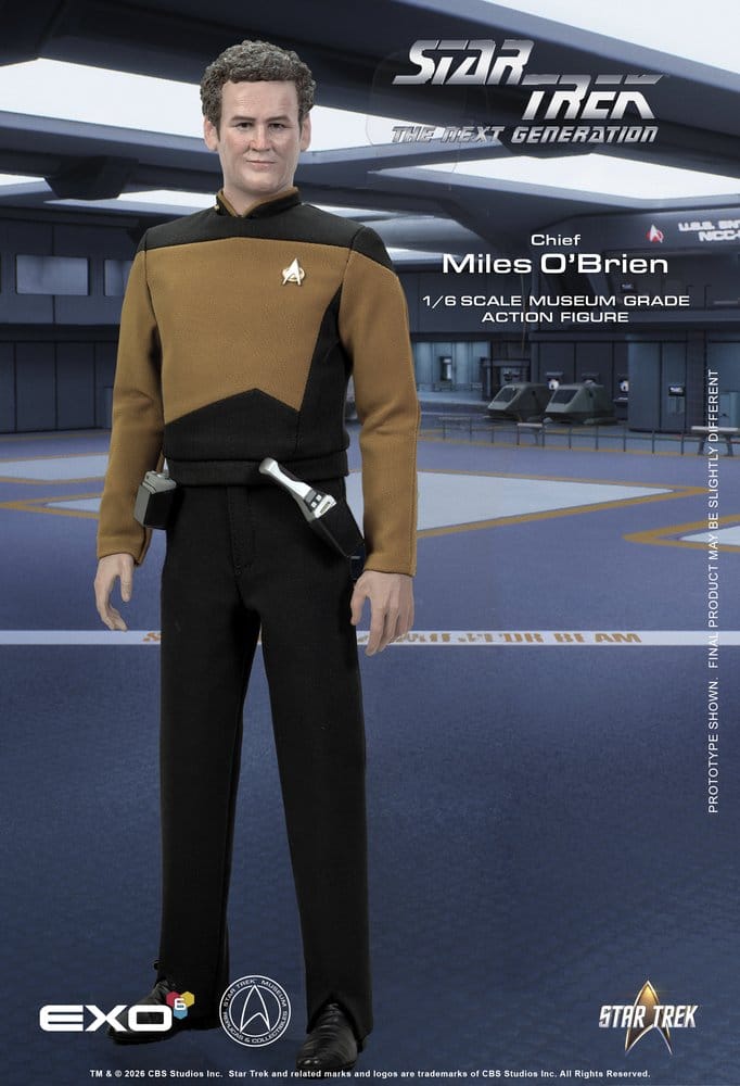 Star Trek: La nueva generación Figura 1/6 Chief Miles O'Brien Essential Version 30 cm
