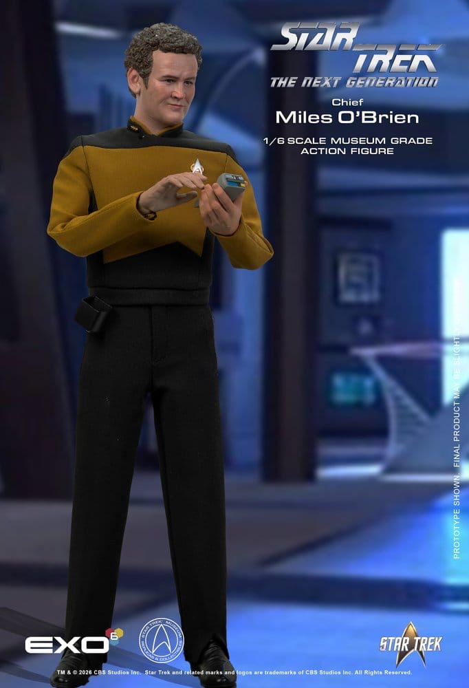Star Trek: La nueva generación Figura 1/6 Chief Miles O'Brien Essential Version 30 cm