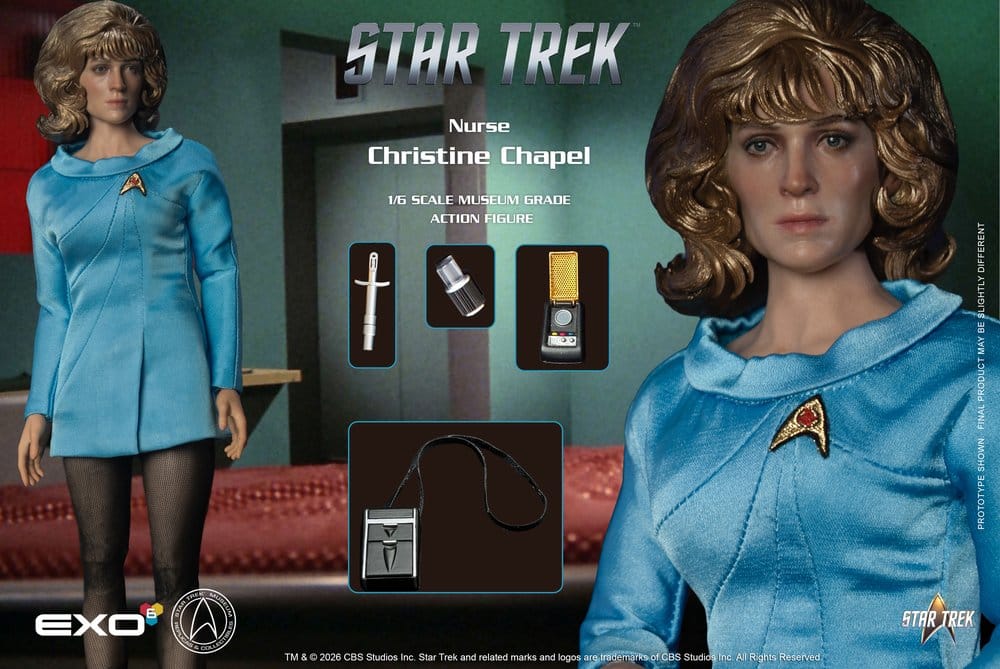 Star Trek Museum Grade Figura 1/6 Nurse Christine Chapel 28 cm